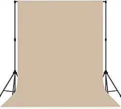 Pano de fundo fotográfico bege tecido profissional solução 2,4 x 3 m sem costura design elimina rugas chá de bebê grávidas fundo cena de tiro