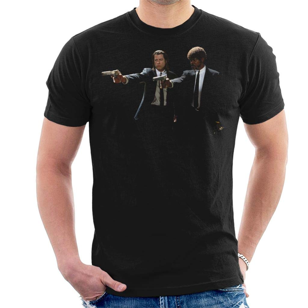 Vincent Vega and Jules Winnfield Pulp Fiction Men's T-Shirt Black