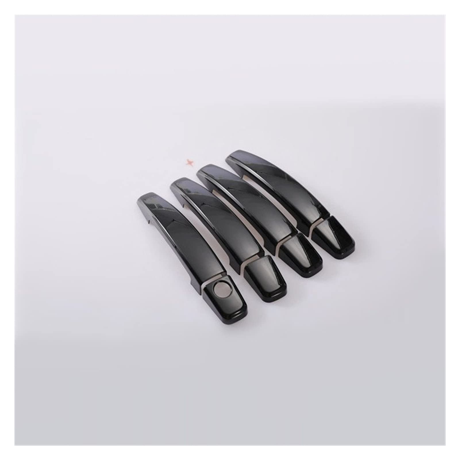 Fahbstr 2 Exterior Door Handle Cover For Malibu 01-2018 Glossy Black Exterior Car Door Handle Cover Bowls Sticker Moulding Trim(2)