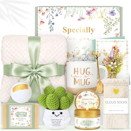 Image of Get Well Gifts for Women After Surgery Self Care Gifts for Women Sympathy Care Package for Woman Thinking of You Get Well Soon Gift Baskets for Woman Surgery Recovery Feel Better Gift Ideas for Her
