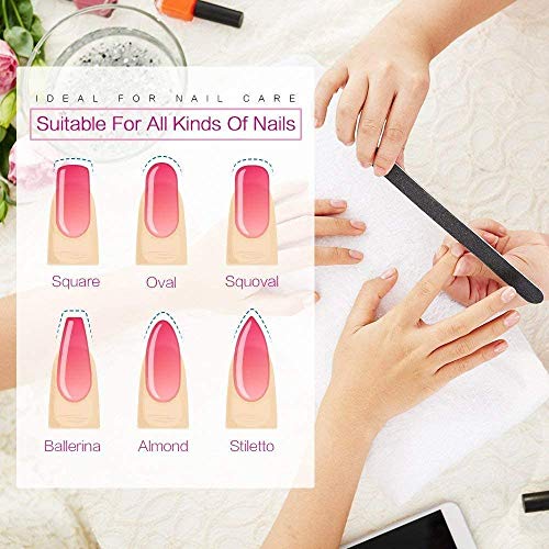 Professional Manicure Pedicure Kit Nail Skin Care Set Files and Buffers Foot Care Dead Skin Tools for Home, Travel, Salon, Woman and Men 12 in 1