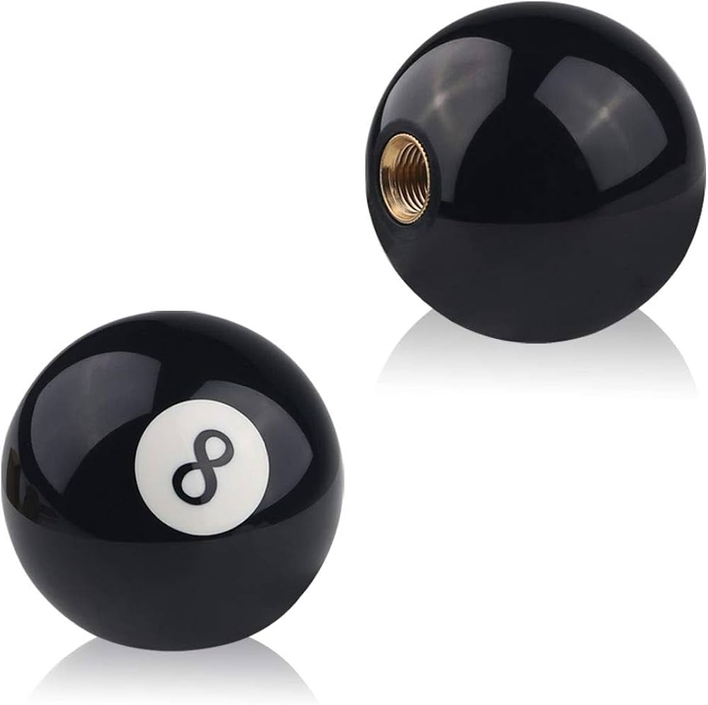 Amazon.co.jp: ADPOW ボール型ビリヤードシフトノブアクリル製直径60