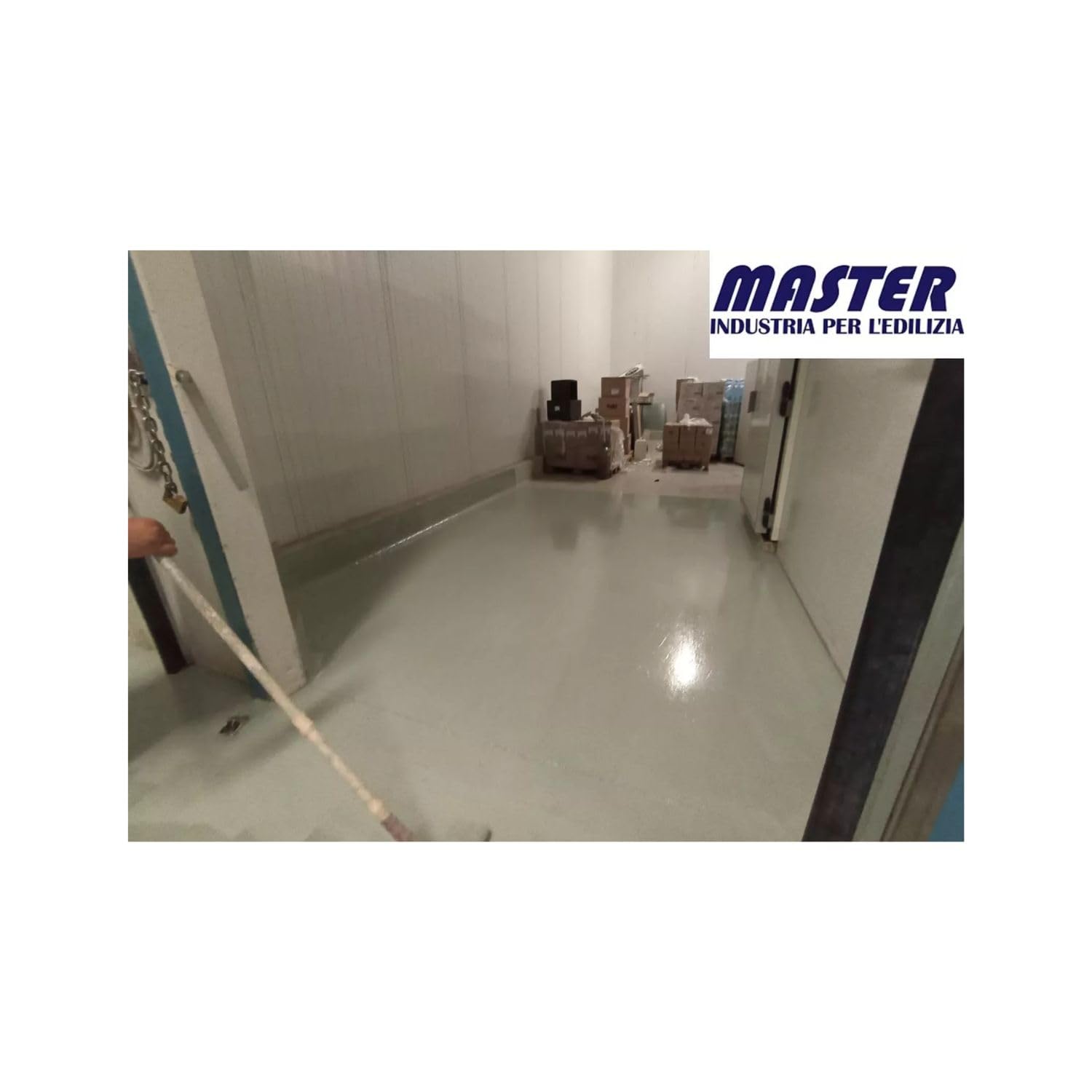 Resina Epossidica Colorata per Pavimenti 6kg resa 50-60mq (RAL9001)