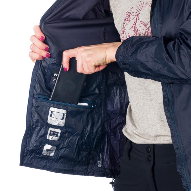 NORTHFINDER Regenjacke Damen, ultraleichte Fahrradjacke Wasserdicht Atmungsaktiv 5000 mm, Faltbare Windjacke, Regenjacken, Funktionsjacke, Windbreaker NORTHCOVER