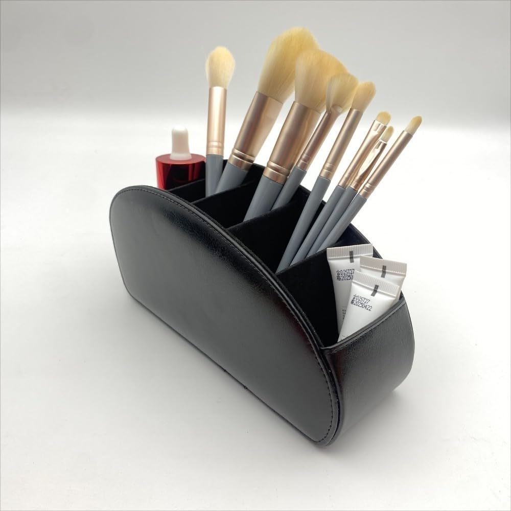 WUZIA 5 Grid PU Organizer for Remote Control Phone and TV Holder Desk Storage Box (2010.57cm) - Image 4