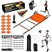 Agility Ladder Soccer Training Equipment Set, 20ft 12 Rung, 12 Soccer Cones, Resistance Parachute, Soccer Kick Trainer, 5 Resistance Bands, Football Training Equipment for Kids Adults