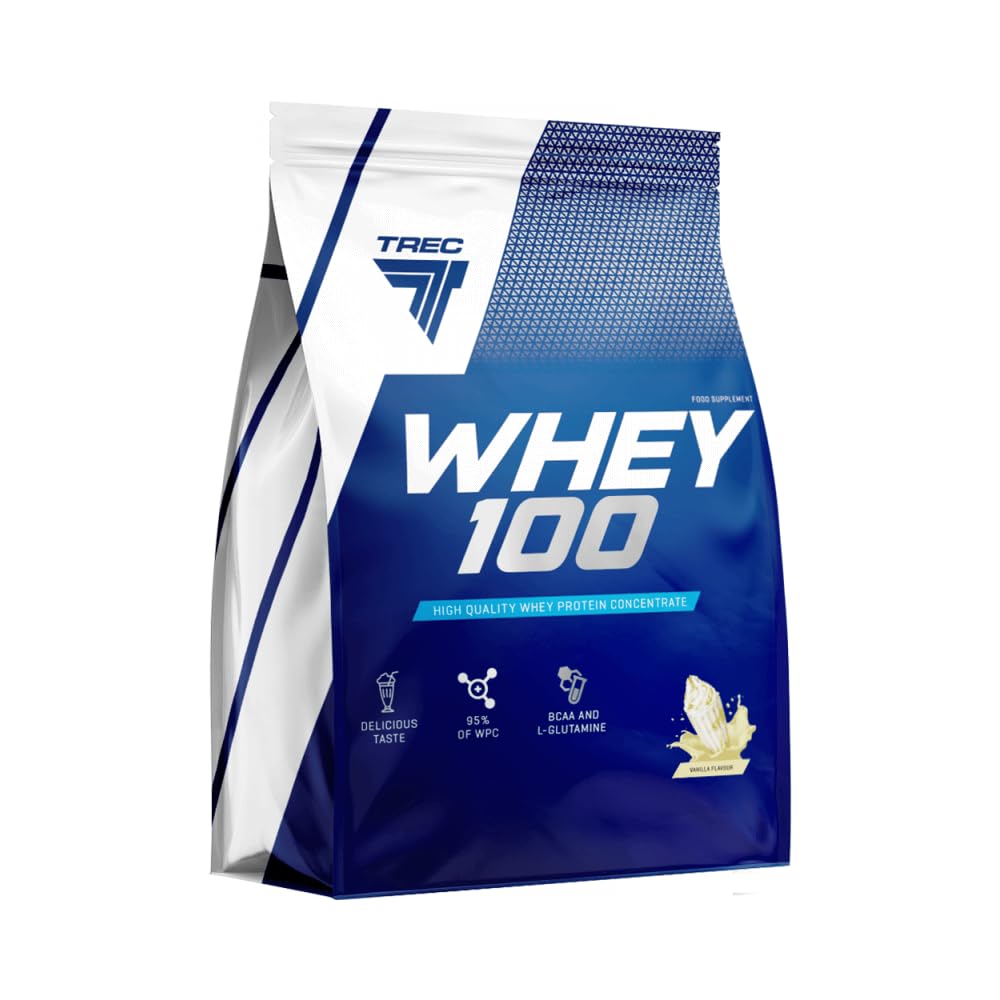 Trec Nutrition Whey 100 (2275g) Vanilla - Białka - Koncentrat białka serwatkowego