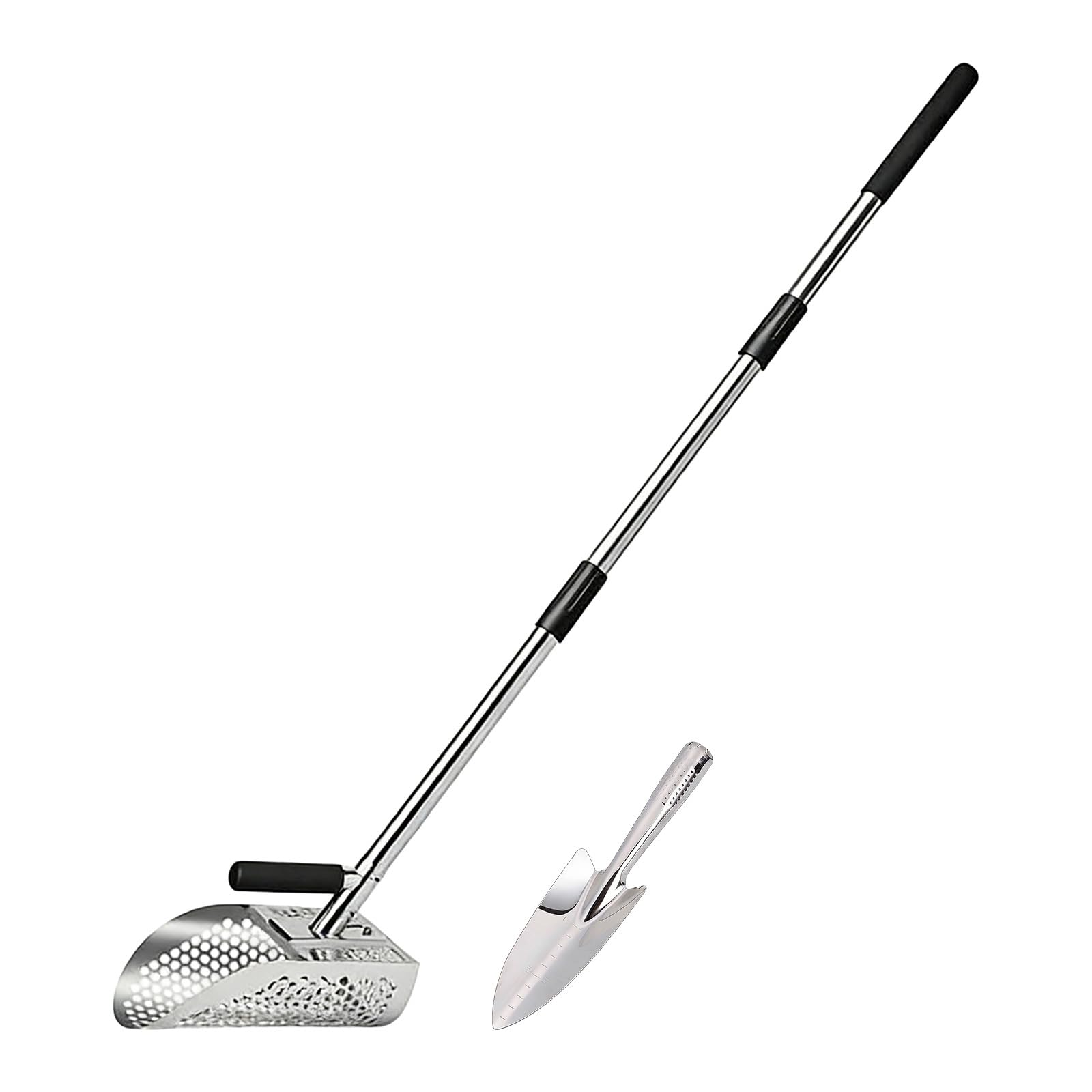 Accessoires de détecteur de métaux faciles à monter, pelle pour la chasse au trésor, plage sous l'eau avec systèmes de connexion rapide, pelles à sable