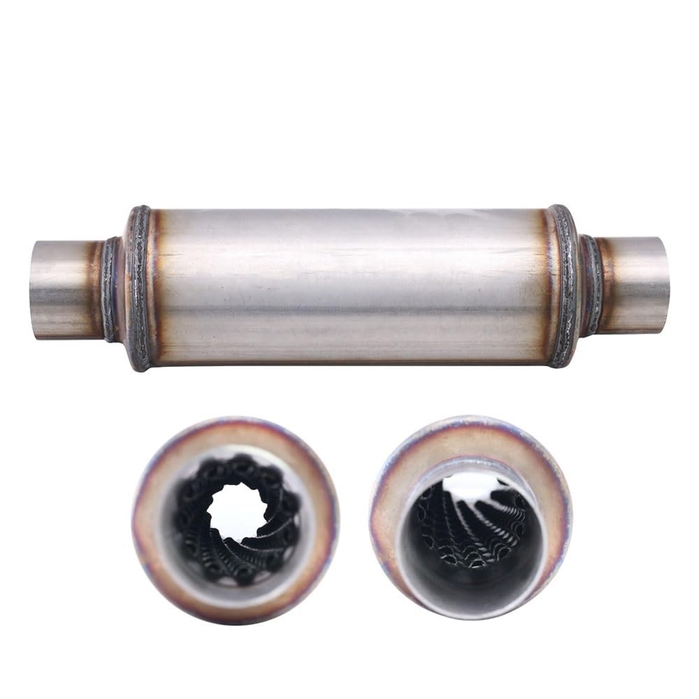 Tubo final para automóviles Tubo interior roscado modificado para escape de coche silenciadores silenciosos para tubería Sistema de escape y escape.