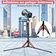 JEBUTU Lichtstativ Light Stand 190cm, mit um 180° umkehrbaren Beinen, Faltbar Lichtständer Kompaktes Leichtes Lampenstativ Traglast 2kg für Fotostudio Blitzlicht Beleuchtung Fotografie mit Tasche