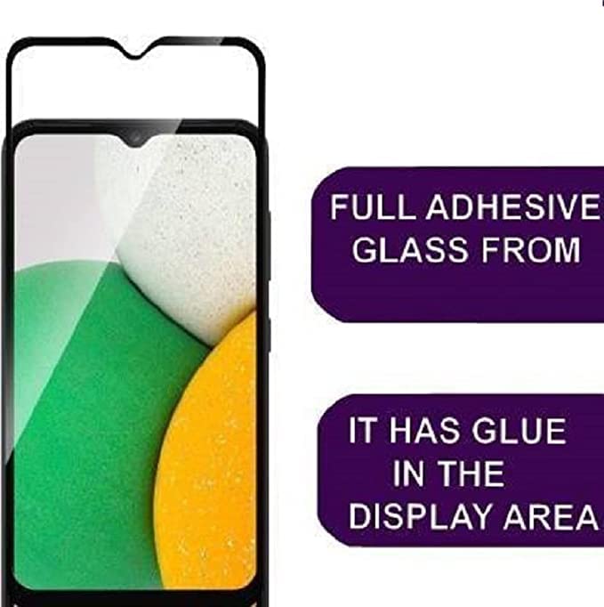 Image of Screen Protector for Oppo A77s (Black) Tempered Glass Edge-to-Edge 6D Screen Guard With Installation Kit