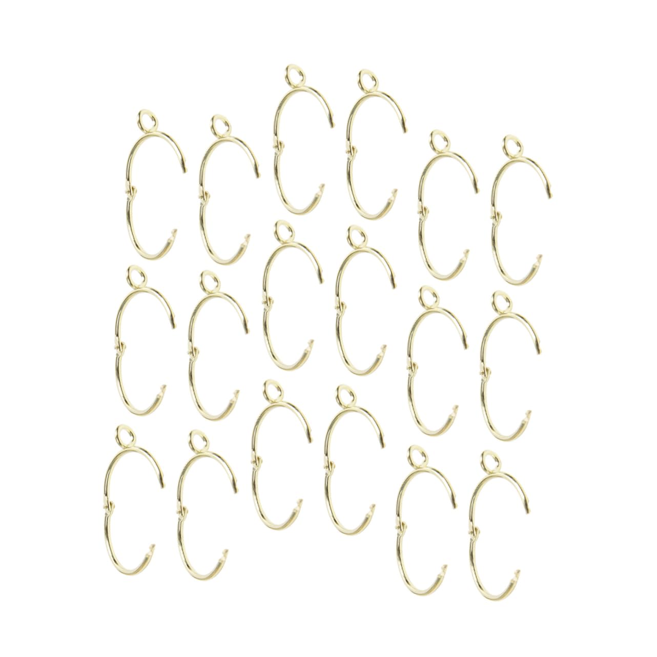 Anillos para cortinas dorados para renovar el estilo visual del dormitorio