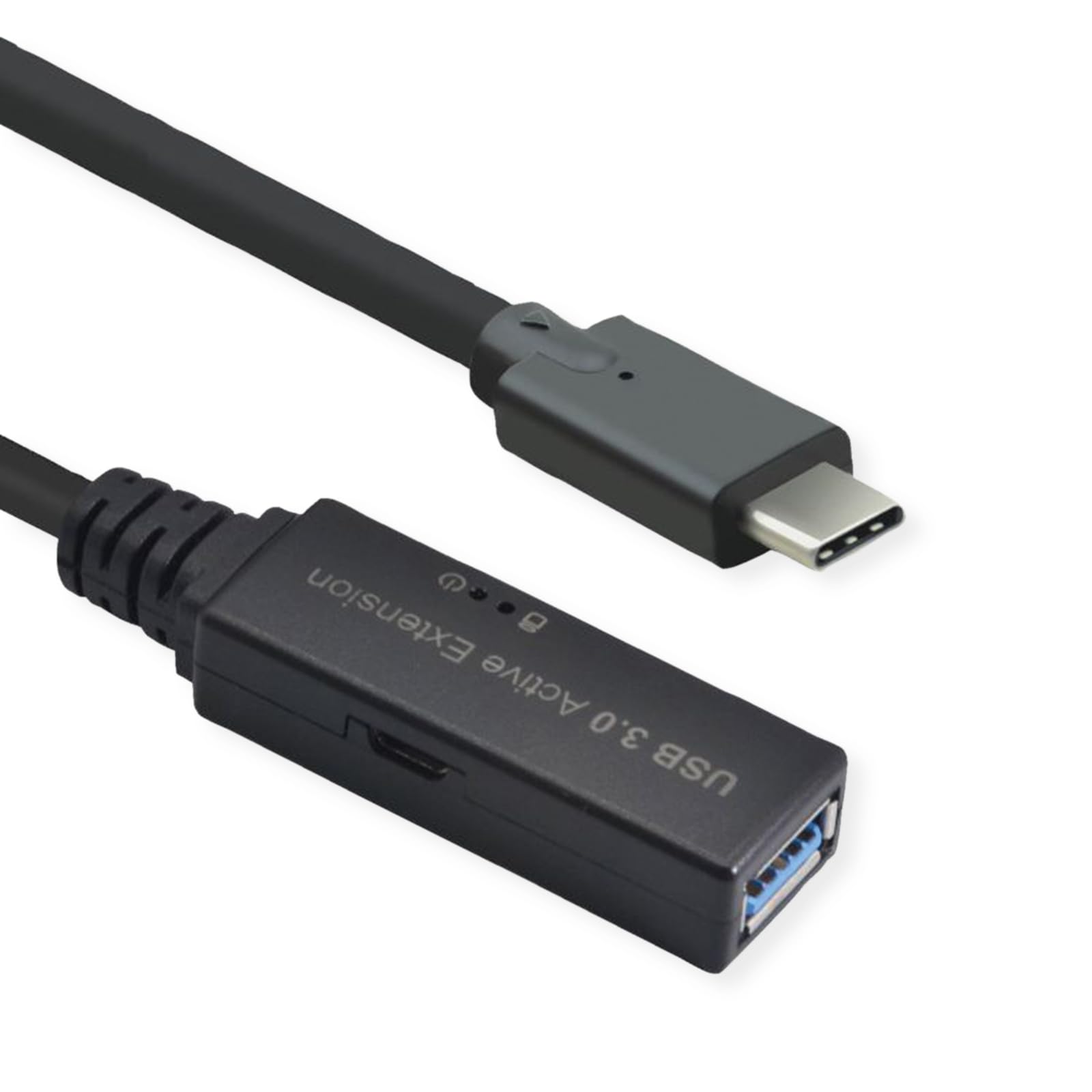ROLINE USB 3.2 Gen 1 Active Repeater Cable, Type A - C, Black, 5 m