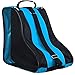 LINVINC Unisex Borsa per Pattini a Rotelle - Borsa Pattini a Pattinaggio Roller Skate in Linea Bambino Adulto Blu