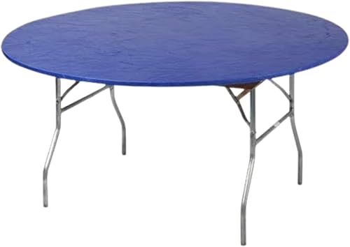 Miniatura 4 de Kwik-Covers Mantel redondo de plástico ajustable de 72 pulgadas, paquete de 5 (azul Gingham) Azul (Blue Gingham),Rojo -,Blanco,Negro -,Oro,Verde