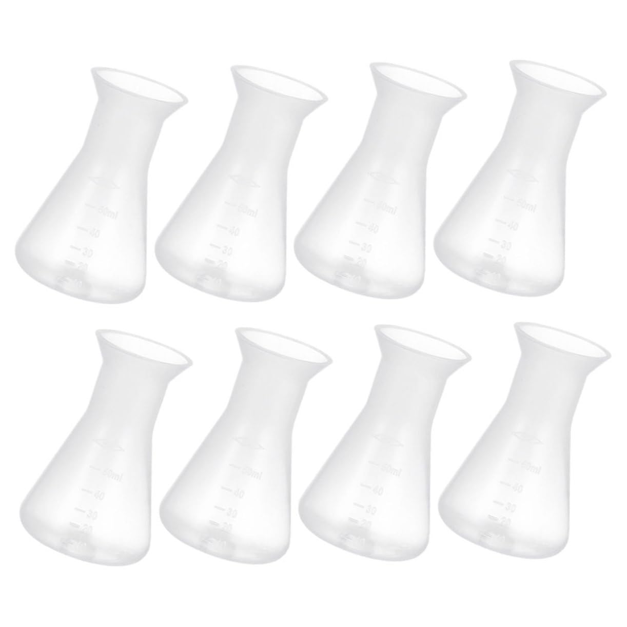 Gatuida 32piezas Frascos De Laboratorio De Erlenmeyer De Escala Frascos Cónicos Para Experimentos Científicos Diseño De Cuello Estrecho Para Usos Versátiles Entornos De Laboratorio