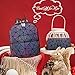 LOVEVOOK Geometric Luminous Purses and Handbags for Women Holographic Reflective Backpack Crossbody Bag Wallet Medium
