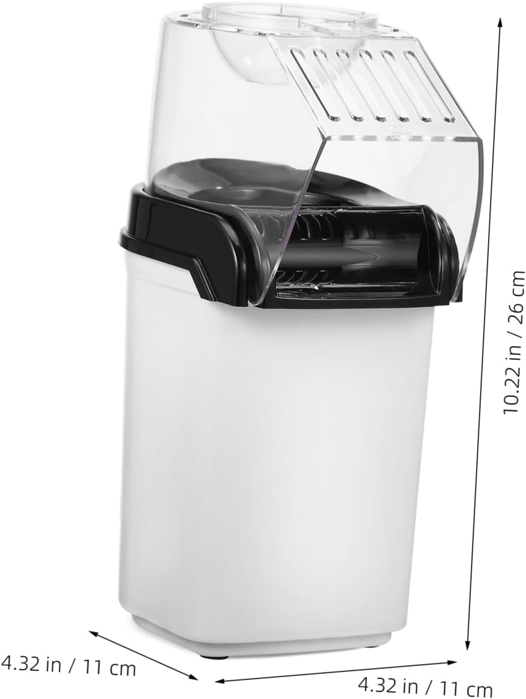 110v Popcorn Machine Electric Hot Air Popcorn Maker Home Air Popper Easy to Use Space-saving for Kitchen