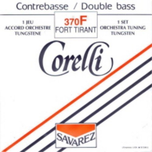 CUERDAS CONTRABAJO - Savarez (Corelli 370/F) (Juego Completo/Tungsteno/Orchestra) Fuerte Bass 4/4