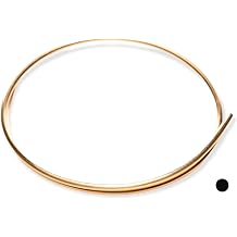 14 Gauge, 14/20 Yellow Gold Filled Wire Half Hard Round 14K Gold Filled Made in USA - 1FT by CRAFT WIRE