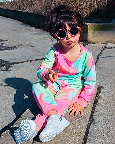 YALLET Toddler Girls Clothes Baby Girl Fall Outfits Long Sleeve Sweatshirt Pants Sets Winter Sweatsuit Clothing for Girl 1-6Y3