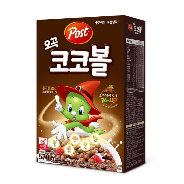Amazon.co.jp: 韓国 Post 五穀ココボールシリアル (570g) チョコ/韓国