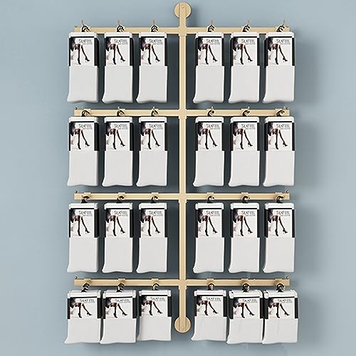 Estante de pared para calcetines y fundas de teléfono boutique