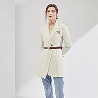 Vista 409 de Cinturón de cuero clásico con hebilla de metal para mujer con vestido de jeans Aah-negro-clásico