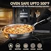 WANGYUANJI 10.2 Inch Stainless Steel Frying Pan, Professional Tri-Ply Uncoated Skillet with Rivet-Free Interior, Induction & Oven Safe, Reliable Cookware for Daily Searing #5