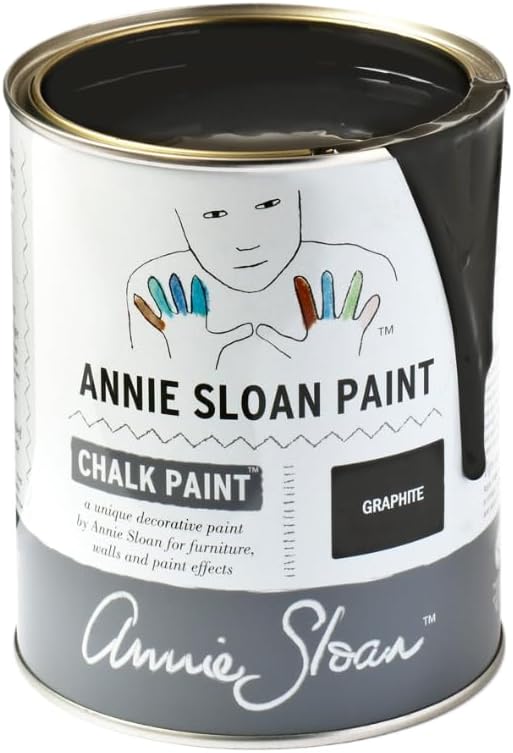 Chalk Paint® (Graphite, 1 Litre/33.8 Fl Oz) a unique decorative paint for furniture, cabinets and home décor with no sanding or priming