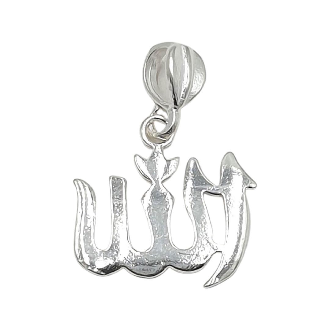 Pure Chandi Allah Design Spiritual Muslim Locket Pendant for Men Women Boys Girls ~ Pack in One Piece-image-20