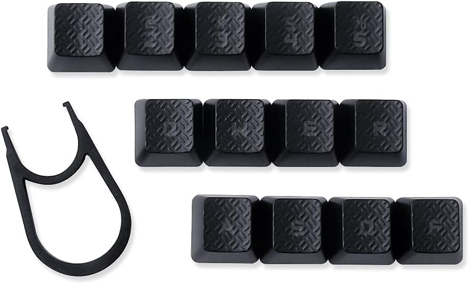 Performance Gaming keycaps Replacement for Romer-G Switch Logitech G310 G413 G613 G810 K840 G910 Mechanical Keyboard … (Black -13 keys)