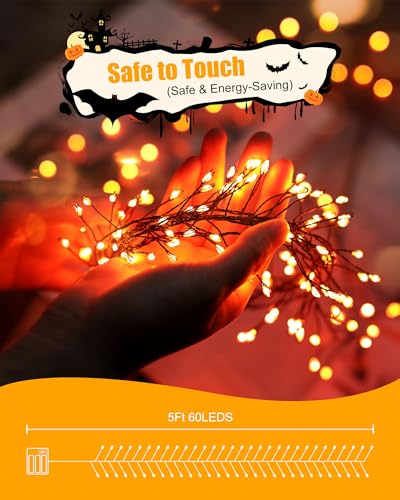 Image of Minetom Fairy Lights Battery Operated, Twinkle String Lights 5ft 60LED
