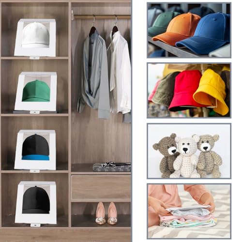 Boîtes de rangement pliables avec fenêtre PVC pour protéger vos objets - 6