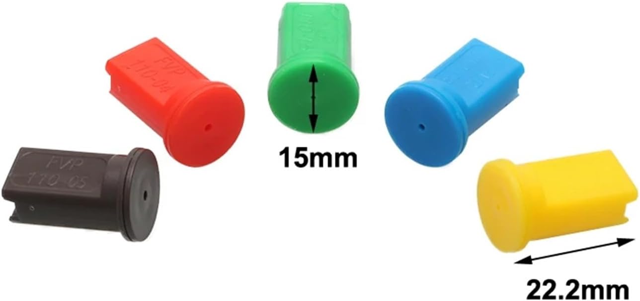 20PCS RC Plant Protection UAV High Pressure Anti-Drift Flat Fan Spray Nozzles Agricultural Atomizing Sprinkler Head(Red 04)