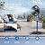 ROVSUN 18inch Outdoor Misting Pedestal Fan with BLDC Motor & Spray Ring, High Velocity Industrial Oscillating Mist Fan with Adjustable Height, 4-Speed Patio Misting Fan for Outside Cooling, UL Listed