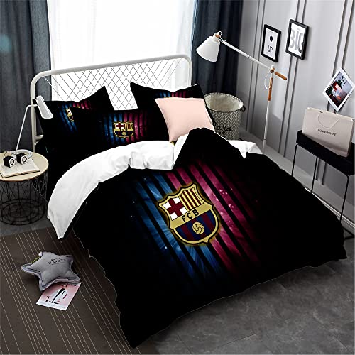 Housse de couette FC Barcelona pour chambre d'ado fan de foot