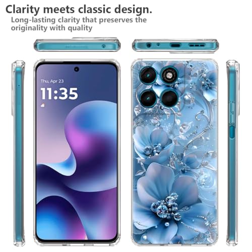 Image of Fashionury Back Cover for Motorola Moto G67 Power 5G / G57 Power 5G | Print Silicone Stylish | Shockproof | TPU Protective Back Case -D3234