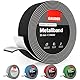 GAUDER Metallband selbstklebend schwarz I Magnethaftband ideal für Tonies®-Figuren & -Regale I Magnetband für Magnete | Ferroband I Eisenband (3 m)