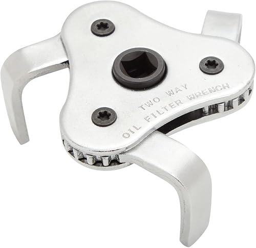 Miniatura 5 de Llave de filtro de aceite ajustable de 3 mandíbulas con adaptador y juego de herramientas de alicates para cuidado automático