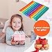 OIXEYA Pop It Fidget Toy Gigante Push Bubble Poppit Silicona Antiestres Sensory Explotar Burbujas Juguete Educativo de Matemáticas Juego para Niños y Adultos Imagen de OIXEYA Pop It Fidget Toy Gigante Push Bubble Poppit Silicona Antiestres Sensory Explotar Burbujas Juguete Educativo de Matemáticas Juego para Niños y Adultos