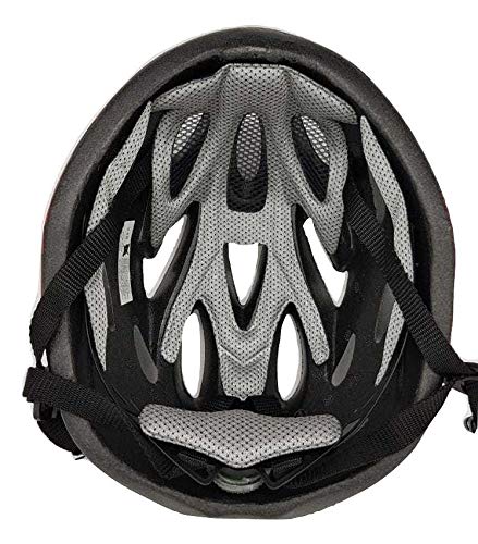 Capacete Tsw Raptor 2 Com Led Preto Vermelho Ciclismo Mtb Tam M