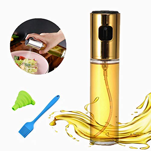 Olive Oil Sprayer Mister,Oil Sprayer Bottle For Cooking,Versatile Glass Sprayer Bottle For Air