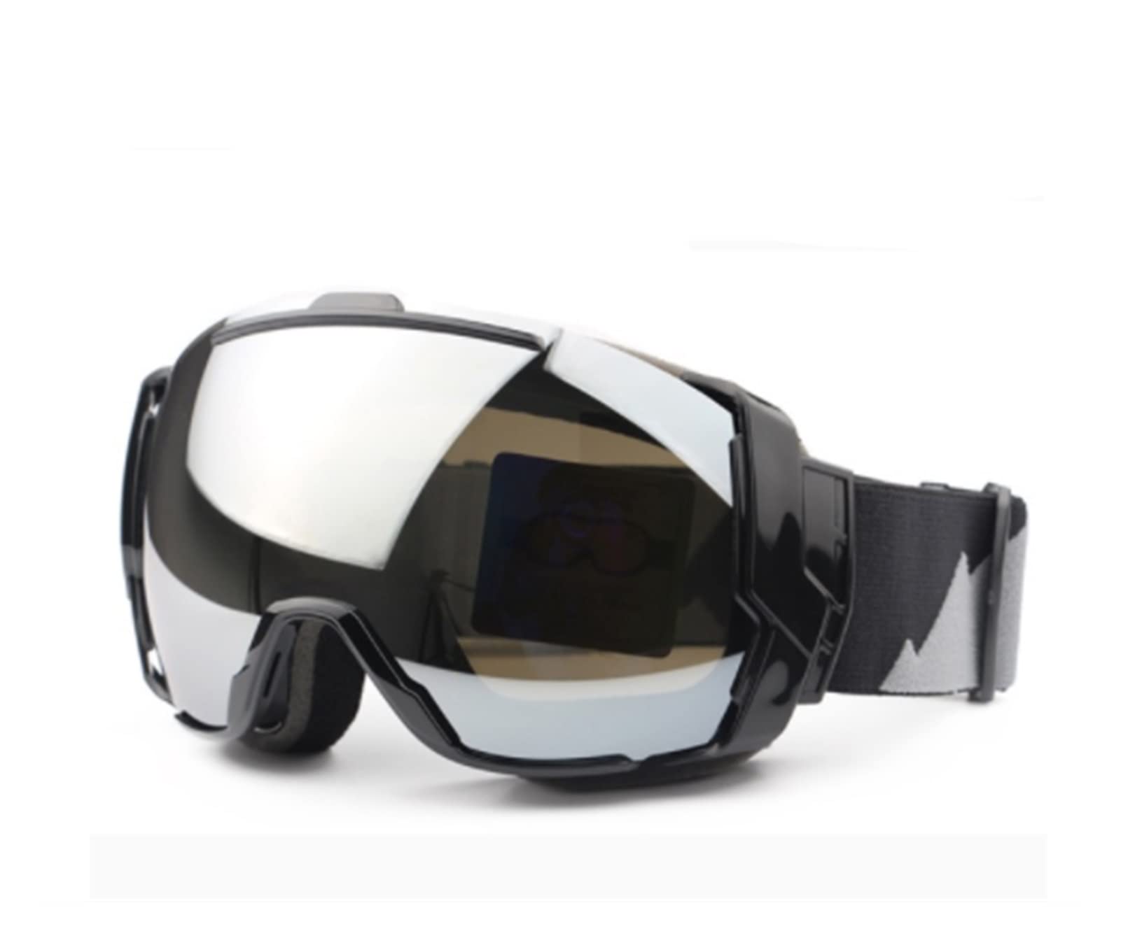 QINQIN Gafas de Sol de esquí Ajuste for Las Gafas de esquí Anti-Niebla con Lentes de día Soleado y Opciones de Lentes de día Nublado, Gafas de Sol de Snowboard Desgaste sobre Gafas RX