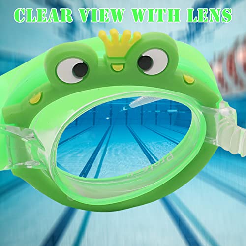 Swimming Goggles, Kids Swim Goggles With Uv Protection, Anti Fog No Leaking Goggles For Boys And Girls 6-14 (Frog) #TOP4