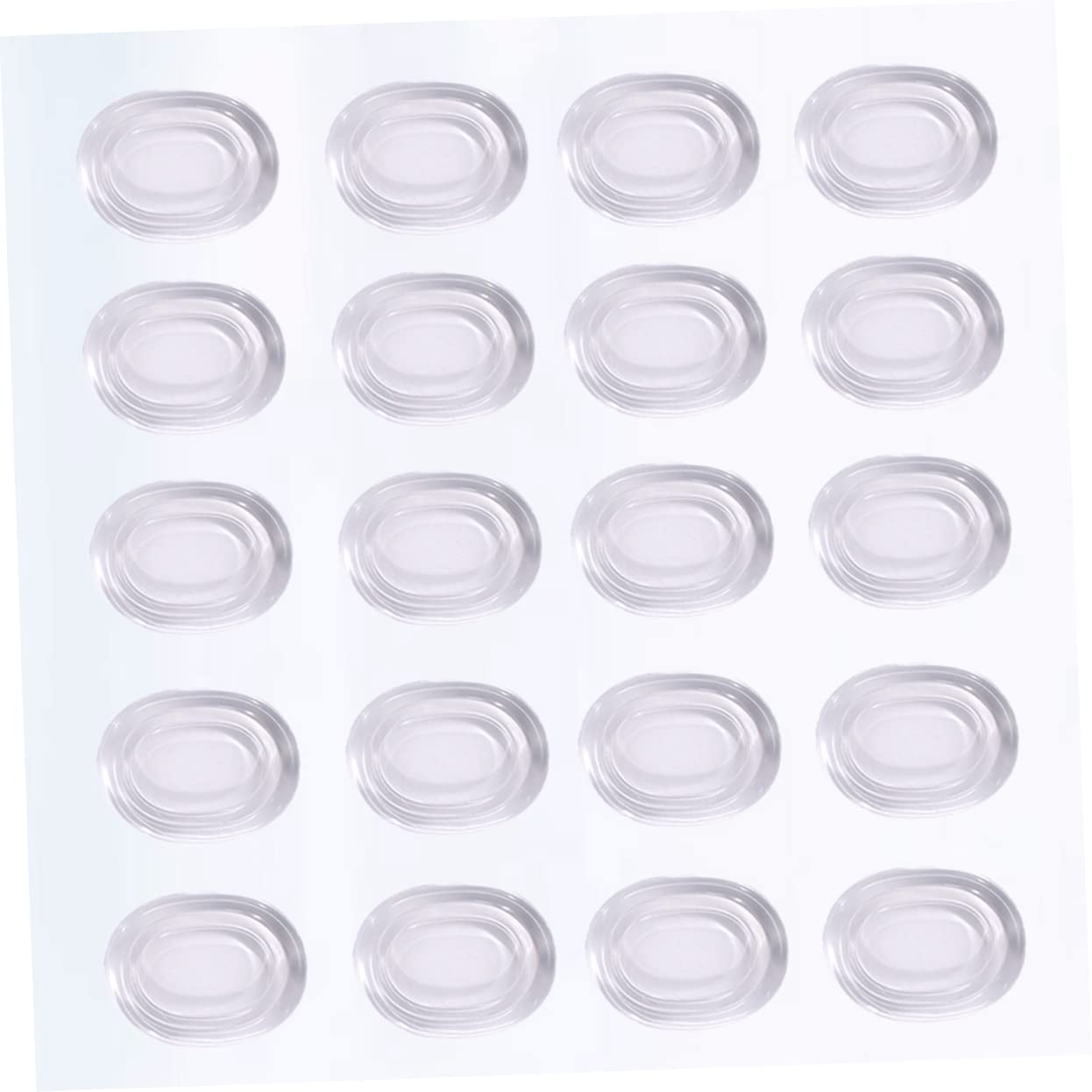 ibasenice 60piezas Almohadillas Silenciadoras De De Gel De Transparentes Reducción De Para Tambores y Percusión Control De
