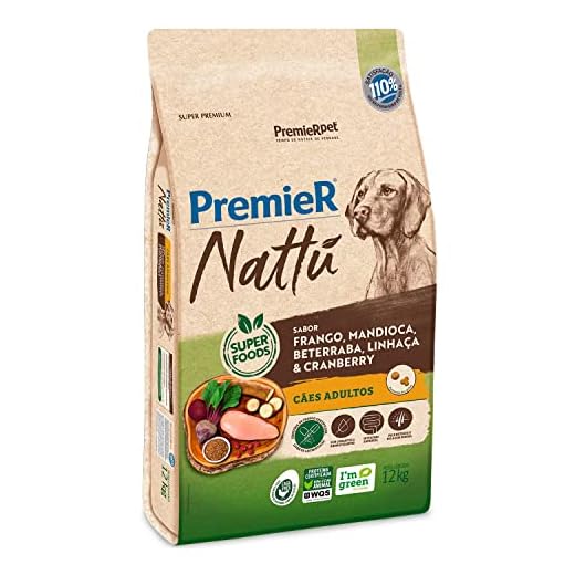 Premier Pet NATTU CAES ADULT MANDIOCA 12 kg