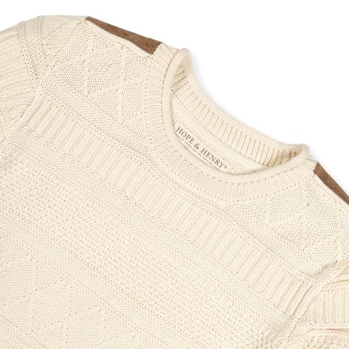 Image of Hope & Henry Boys' Long Sleeve Crew Neck Pullover Sweater