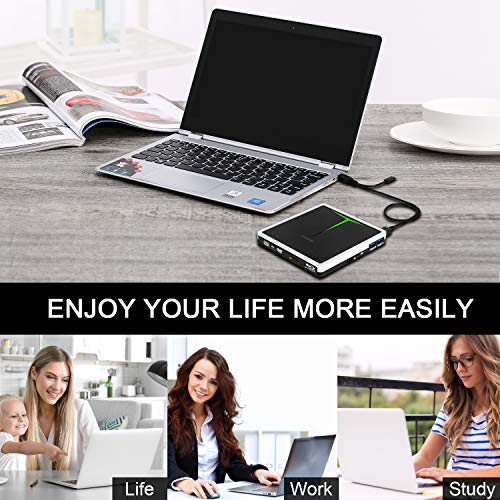 Guamar External Blu Ray Drive, Usb 3.0 Type C Blu-Ray Writer Bluray Dvd Burner Slim Portable Optical Blue Ray Disk Reader Bd Cd Dvd Drive Player For Laptop Mac Macbook Pc Windows 11 With Sd/Tf Slot #TOP5