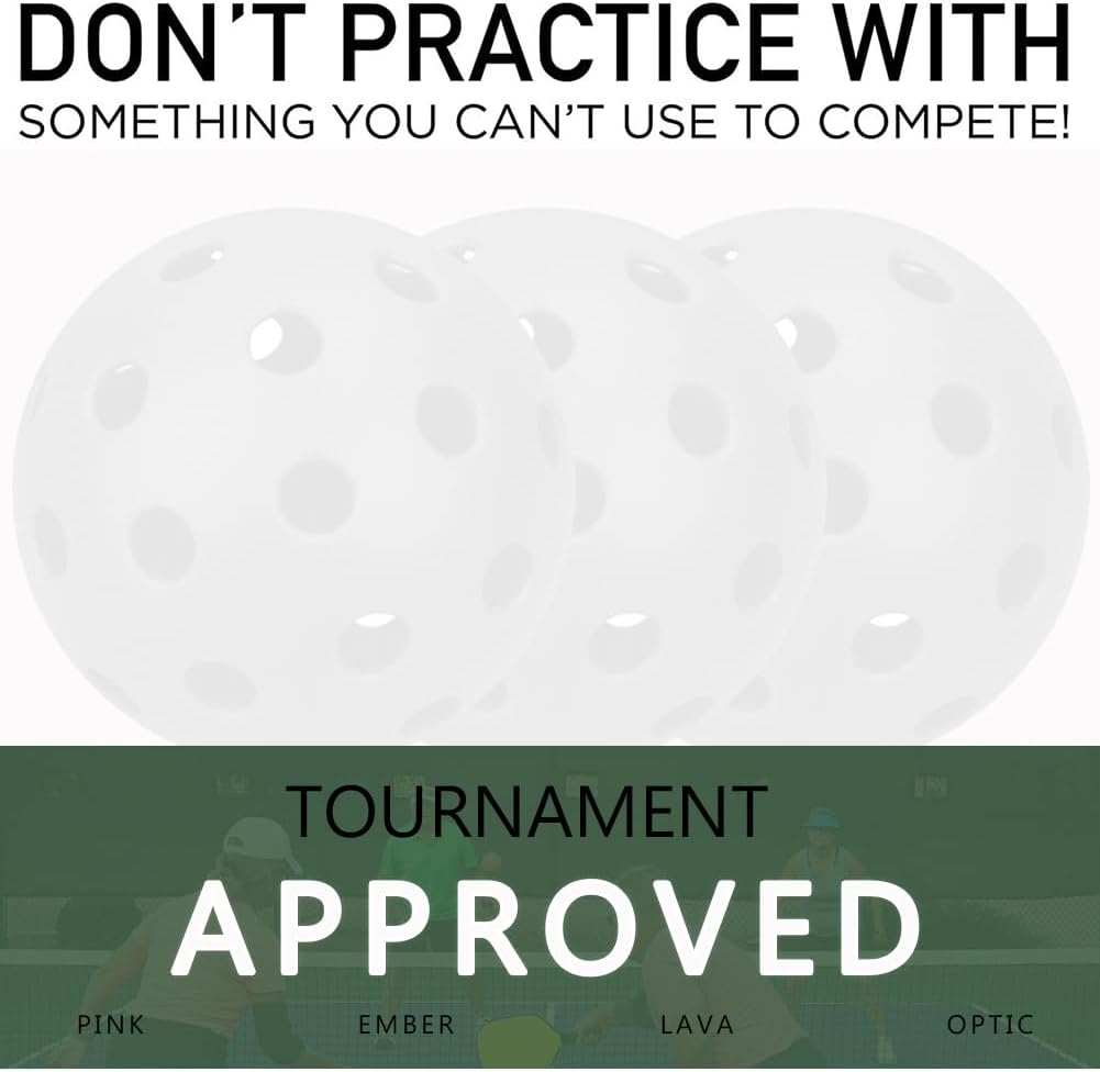6 Pack Sports Outdoor Pickleballs + 24 Pack Sports Outdoor Pickleballs, White
